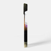 Mystic Glitter Wolf Portrait iPhone Hoesje (Linkerkant)