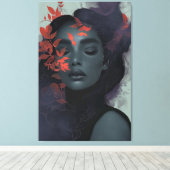 Mystic Goddess Canvas Afdruk (Insitu (Houten vloer))