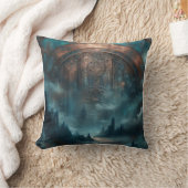 Mystic Gothic Art - Blue Copper Patina Decorative  Kussen (Deken)
