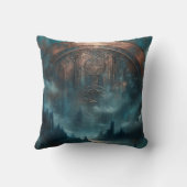Mystic Gothic Art - Blue Copper Patina Decorative  Kussen (Achterkant)