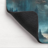 Mystic Gothic Steampunk Art - Blue Copper Patina  Muismat (Hoek)