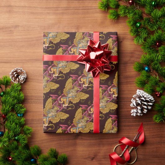 Mystic Griffin met swords Cadeaupapier (Feestdagen Geschenken)