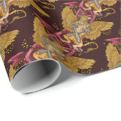Mystic Griffin met swords Cadeaupapier (Rol Hoek)