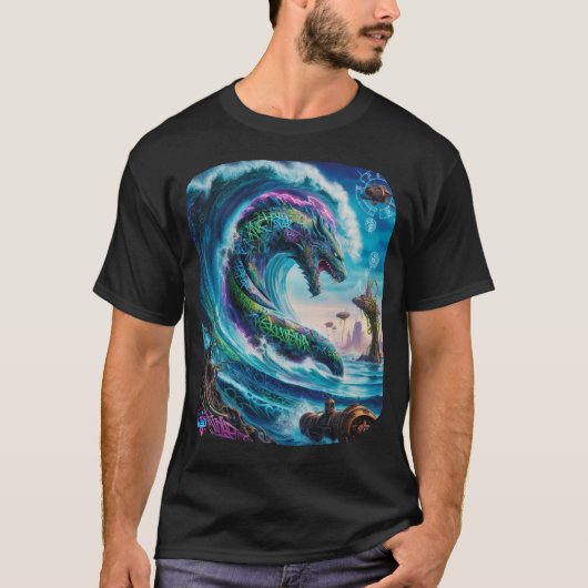 Mystic H2O Neon Leviathan T-shirt (Voorkant)