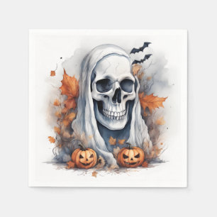 Mystic Halloween Ghost Art Servet