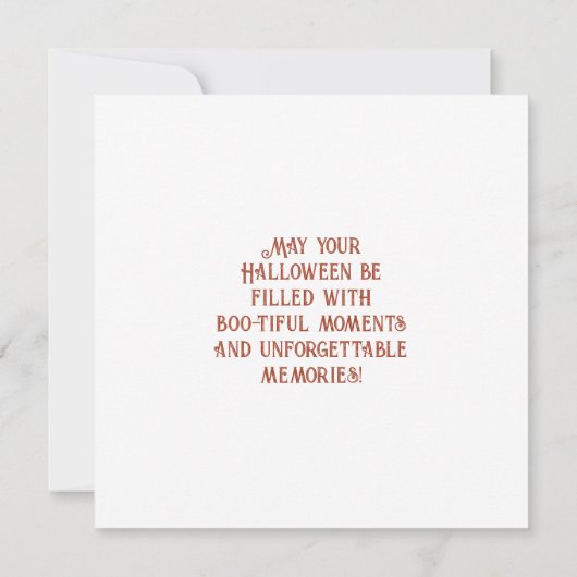 Mystic Halloween Ghost Art Skull Gift (Achterkant)