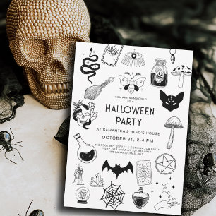Mystic Halloween Party Uitnodiging