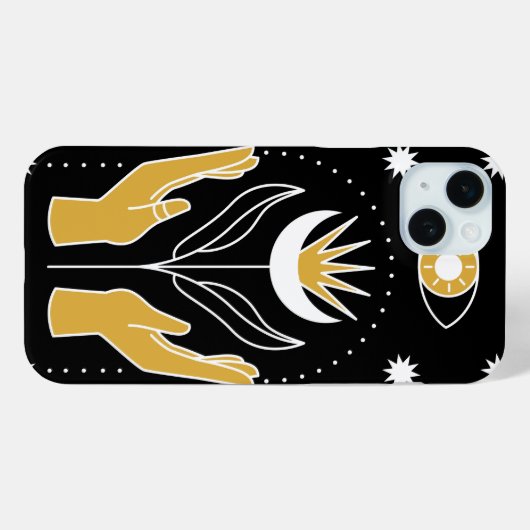 Mystic Hand Telefoon Case (Achterkant (horizontaal))