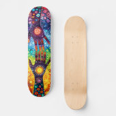 Mystic Hands - Aboriginal Style - Skateboard Deck (Voorkant)