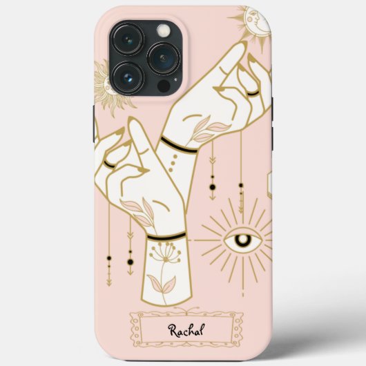 Mystic Hands,  Illustration iPhone case (Achterkant)