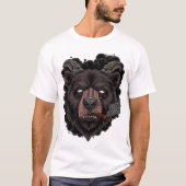 Mystic Horned Bear  T-shirt (Voorkant)