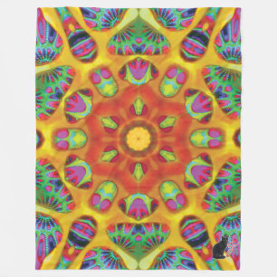Mystic Kaleidoscoop Fleece Deken