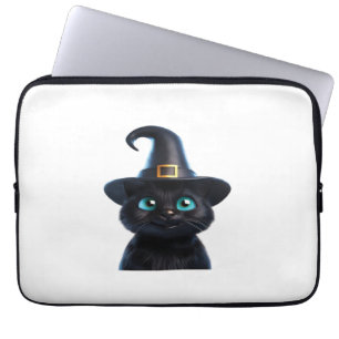 Mystic Kat – Halloween Cat Classic T-shirt Laptop Sleeve