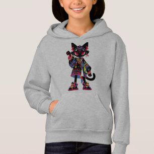 Mystic Kawaii Kat – Kleurrijke Tribale Spirit T-sh