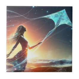 Mystic Kite Flyer Tegeltje