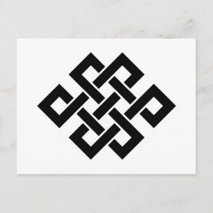 Mystic Knot - B&W 2 Briefkaart