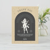 Mystic Libra Zodiac Arch Carte de remerciements (Debout devant)