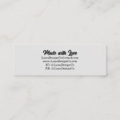 Mystic Luna Moth Bijoux Carte de visite (Dos)