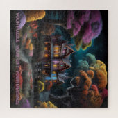 Mystic Manor onder sterrenlicht Legpuzzel (Horizontaal)