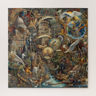 Mystic Maps Het samenvoegen van oude mysterie Legpuzzel