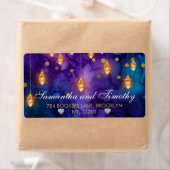 Mystic Marrakesh Night Lantern & Bokeh Wedding Etiket (Insitu)