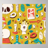 Mystic Melange: Occulte naadloze elementen Poster (Voorkant)