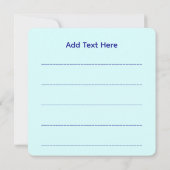 Mystic Mermaid Fairy Paarse Creature Ceramic Tegel Bedankkaart (Achterkant)