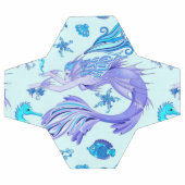 Mystic Mermaid Fairy Paarse Creature Ceramic Tegel Voetbal (Enkel)