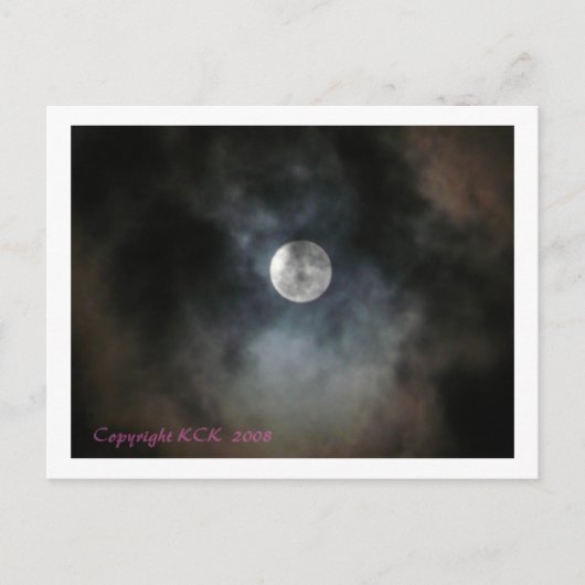 Mystic Moon Briefkaart (Voorkant)