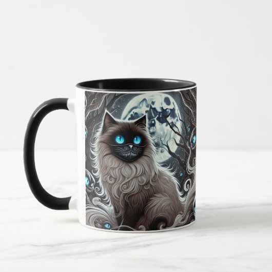 Mystic Moon Cat - Enchanted Black Cat mug (Gauche)
