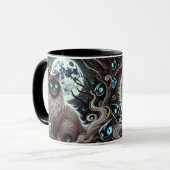 Mystic Moon Cat - Enchanted Black Cat mug (Devant gauche)