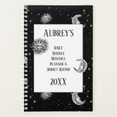 Mystic Moon en Sun Daily Budget Planner (Voorkant)