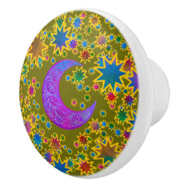 Mystic Moon Harvest Keramische Knop