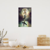 Mystic Moon Mermaid Poster (Keuken)