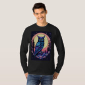 Mystic Moon Owl TShirt Enchantant style Nocturne (Devant entier)