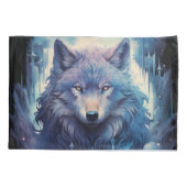 Mystic Moon Wolf Guardian Kussensloop (Achterkant)