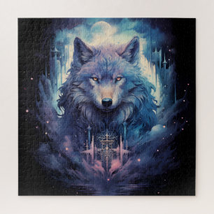 Mystic Moon Wolf Guardian Legpuzzel
