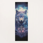 Mystic Moon Wolf Guardian Yogamat (Achterkant)