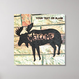 Mystic Moose Canvas Afdruk