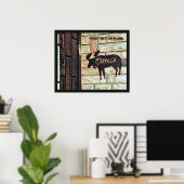 Mystic Moose Poster (Thuiskantoor)