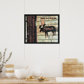 Mystic Moose Poster (Keuken)