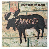 Mystic Moose Tegeltje (Voorkant)