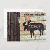 Mystic Moose - Tzfat Feestdagenkaart (Voorkant / Achterkant)