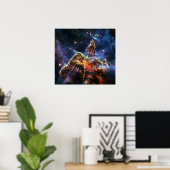 Mystic Mountain in Space NASA Poster (Thuiskantoor)