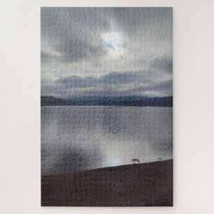 Mystic Mountain Lake Landschaps Legpuzzel