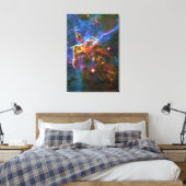 Mystic Mountains - Carina Nebula Canvas Afdruk (Insitu (Slaapkamer))