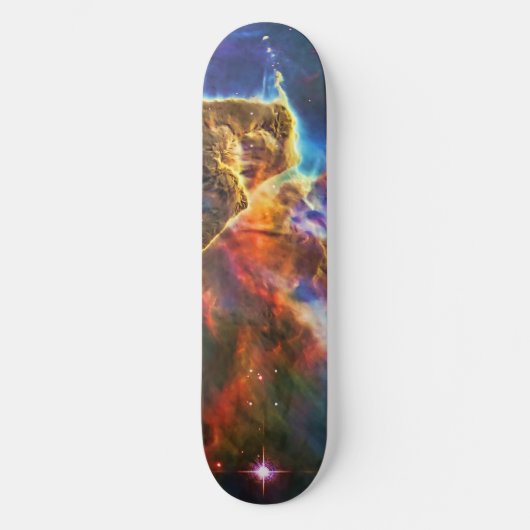 Mystic Mountains - Carina Nebula Skateboard (Voorkant)