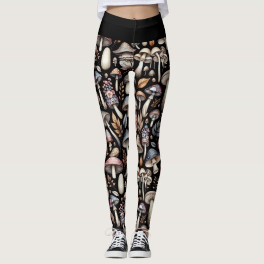 Mystic Mushrooms Leggings (Voorkant)