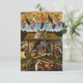 Mystic Nativity (1500) beroemd gemaakt door Sandro Informatiekaartje (Staand voorkant)