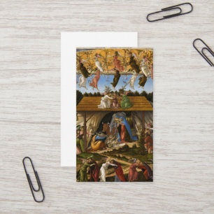 Mystic Nativity (1500) beroemd gemaakt door Sandro Visitekaartje